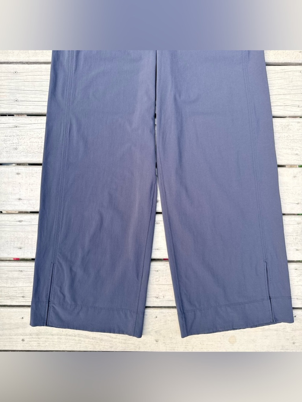 Lululemon Stretch Woven High-Rise Wide-Leg Pants in Black size XL - Picture 4 of 14